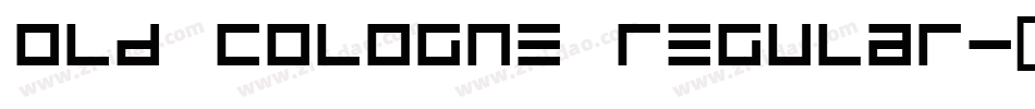 Old Cologne Regular字体转换
